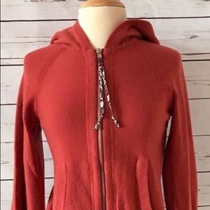 Marc by Marc Jacobs Burnt Orange Cashmere Zip Up